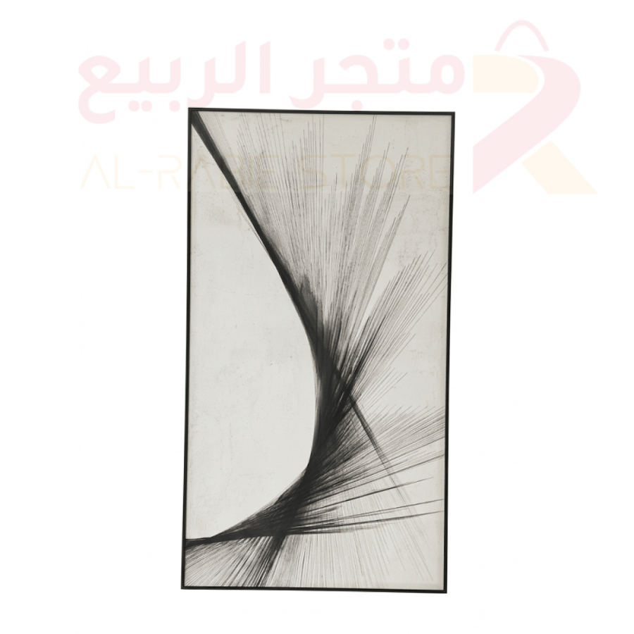 لوحة جدارية اطار اسود 180سم رقم 11869