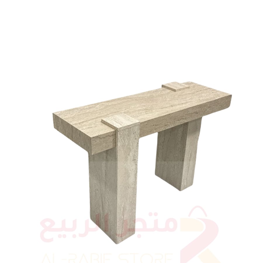 مدخل (كونسول) بديل رخام تركية بقاعدة خشب رقم ARMD-10