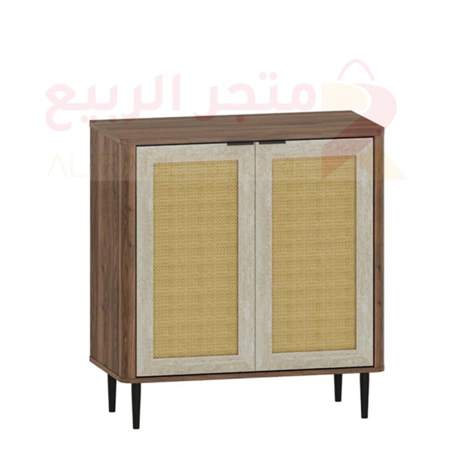 دولاب (ركن) بوفيه خشب بني 2باب 80سم رقم SFF20072