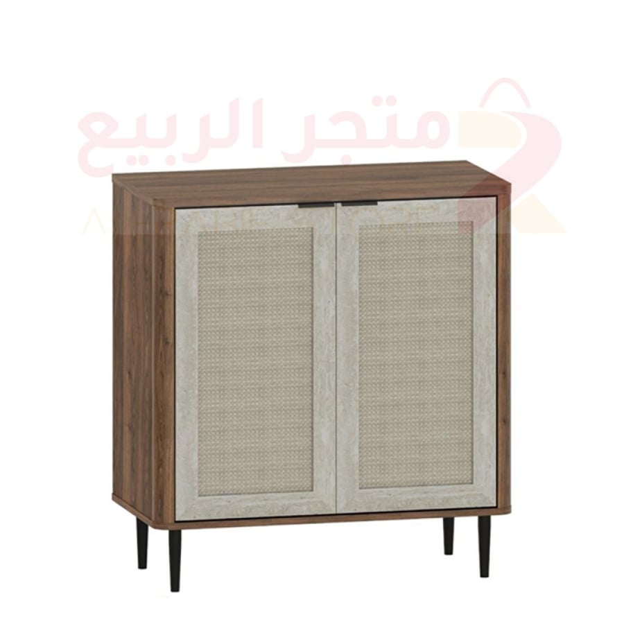 دولاب (ركن) بوفيه خشب بني 2باب 80سم رقم SFF20073