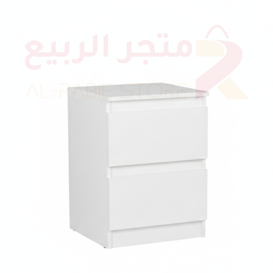 كمدينة خشب ابيض 2درج هيكل خشب رقم Y142