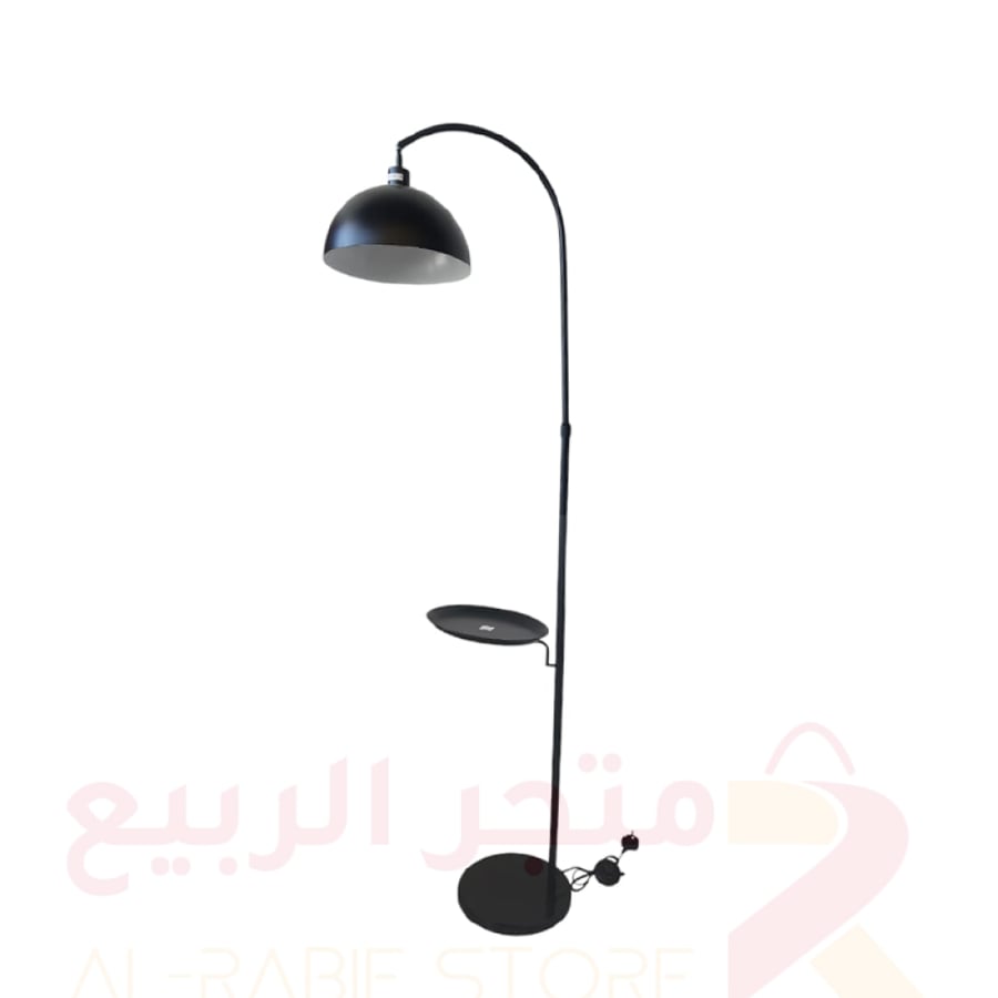 ابجورة أرضية طويلة قاعدة رخام عمود وغطاء اسود رقم 10483