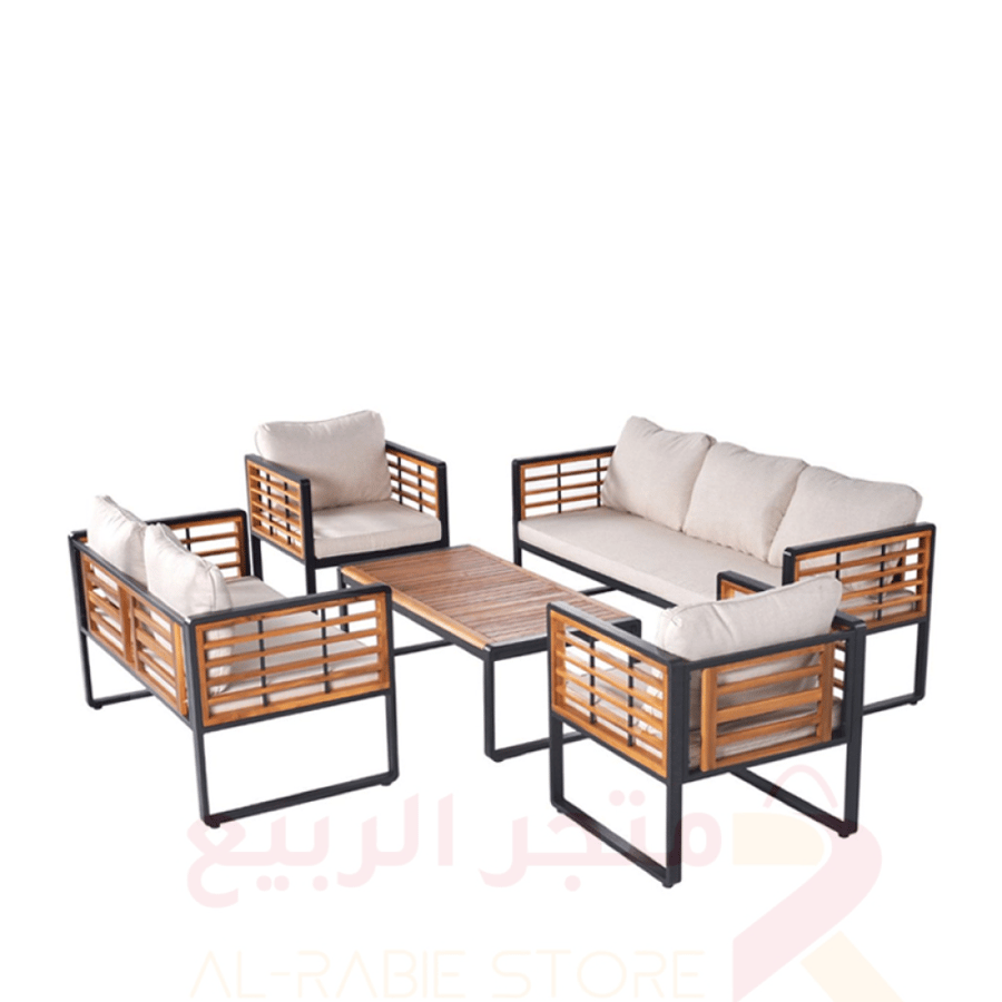 طقم جلسة خارجية فيتنامي 7اشخاص 5قطع رقم HBT-000119