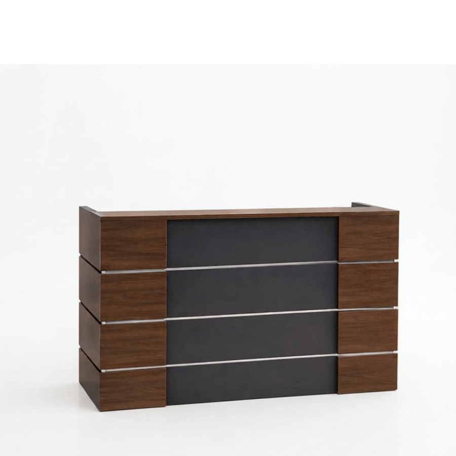 مكتب استقبال خشب مع 3ادراج للتخزين رقم R821-18