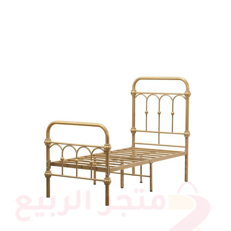 سرير أطفال حديد ذهبي 170سم رقم 3840