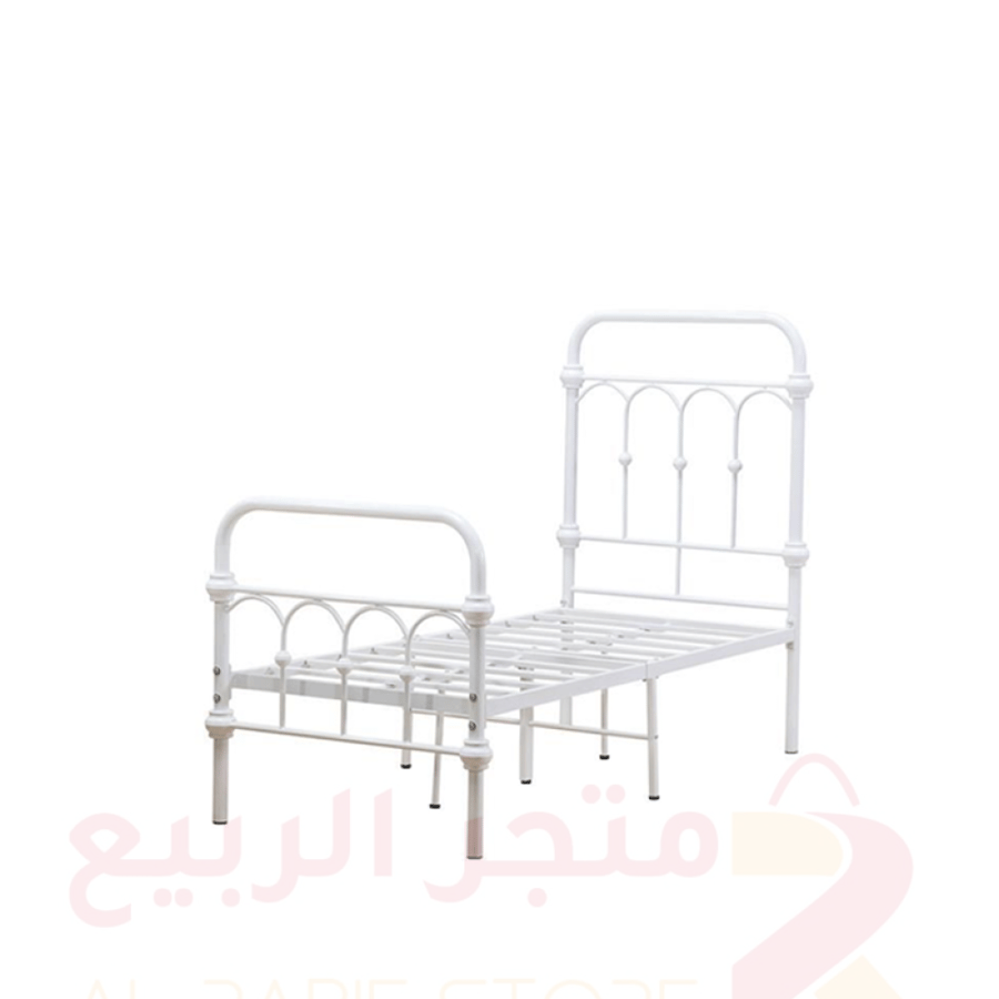 سرير أطفال حديد ابيض 170سم رقم 3840
