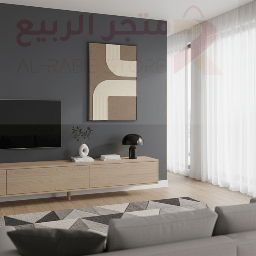 لوحة جدارية فنية بإطار اسود رقم 75856