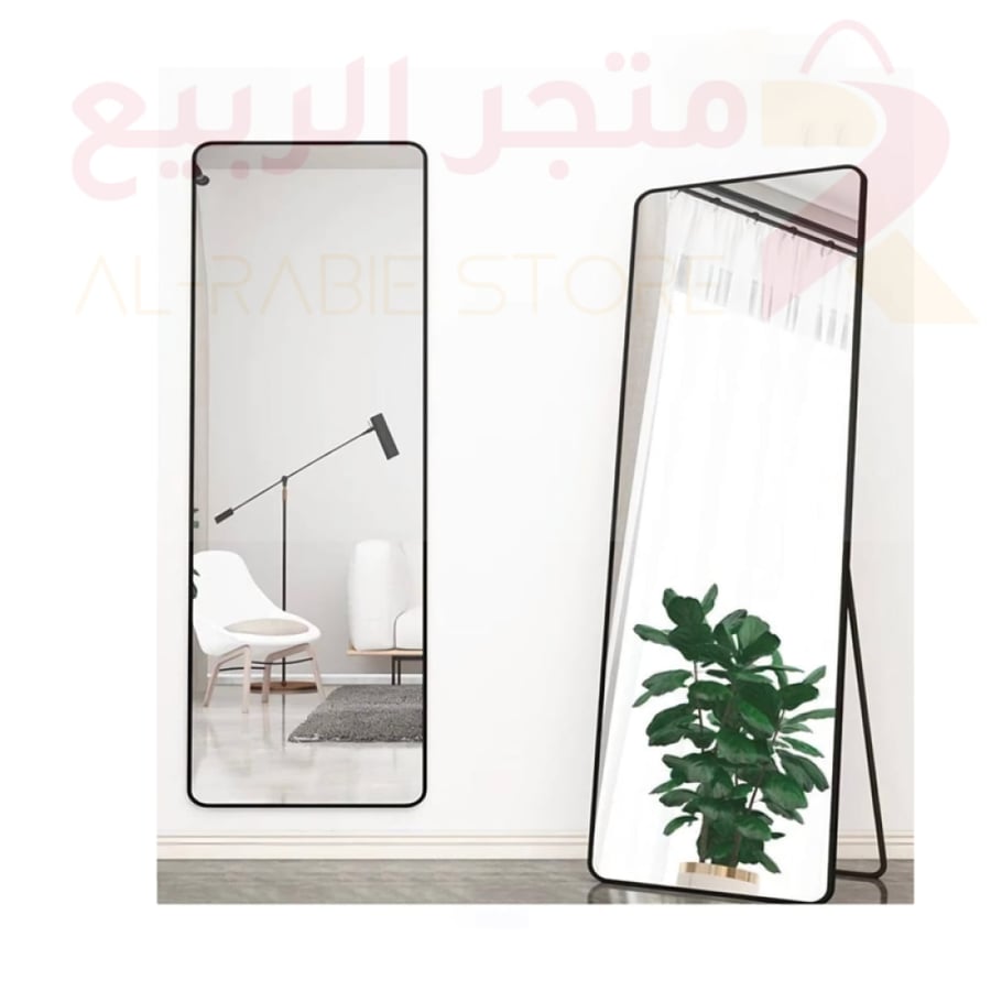 مرآة اطار حديد اسود رقم 11080