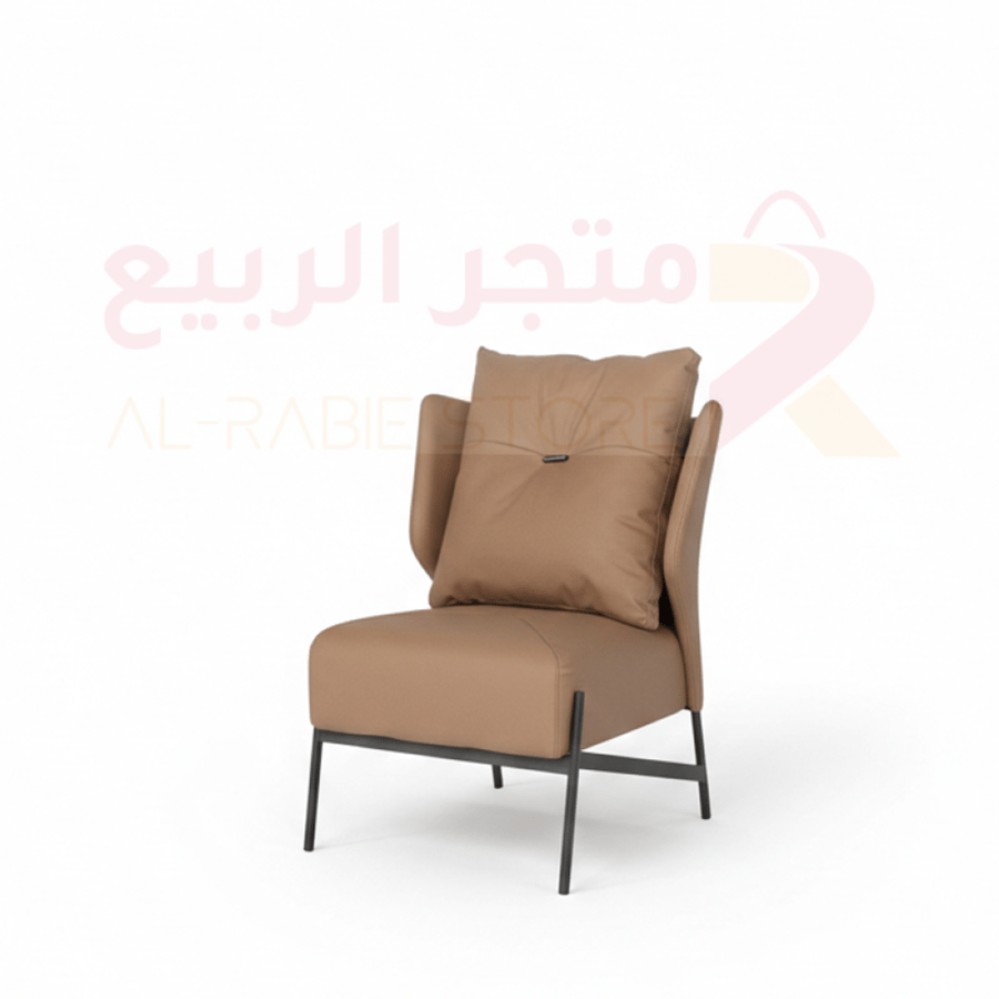 كرسي مفرد قماش قاعدة حديد رقم F-855