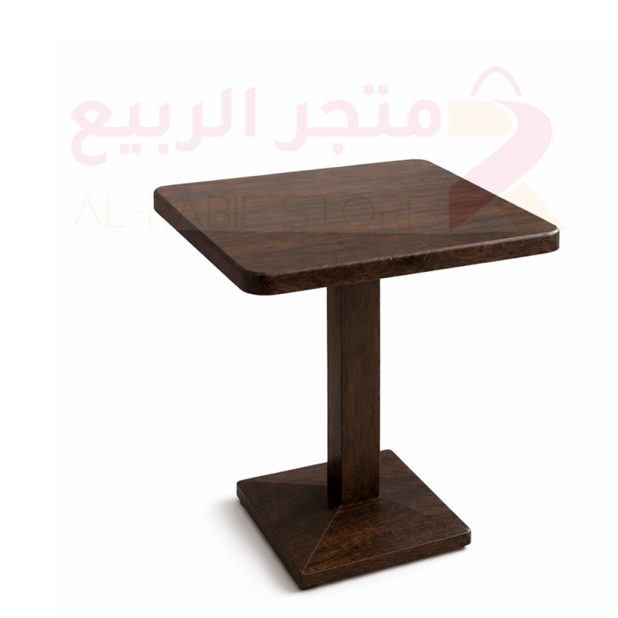 طاولة خدمة (ضيافة) مفرد خشب بني محروق رقم LZ60FS