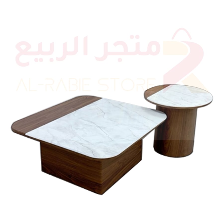 طقم طاولات خشب 2قطعة رقم AM-2416