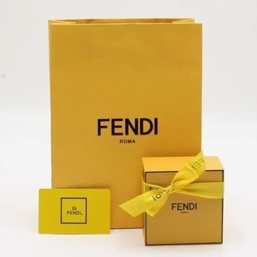Fendi gold bracelet with all accessories