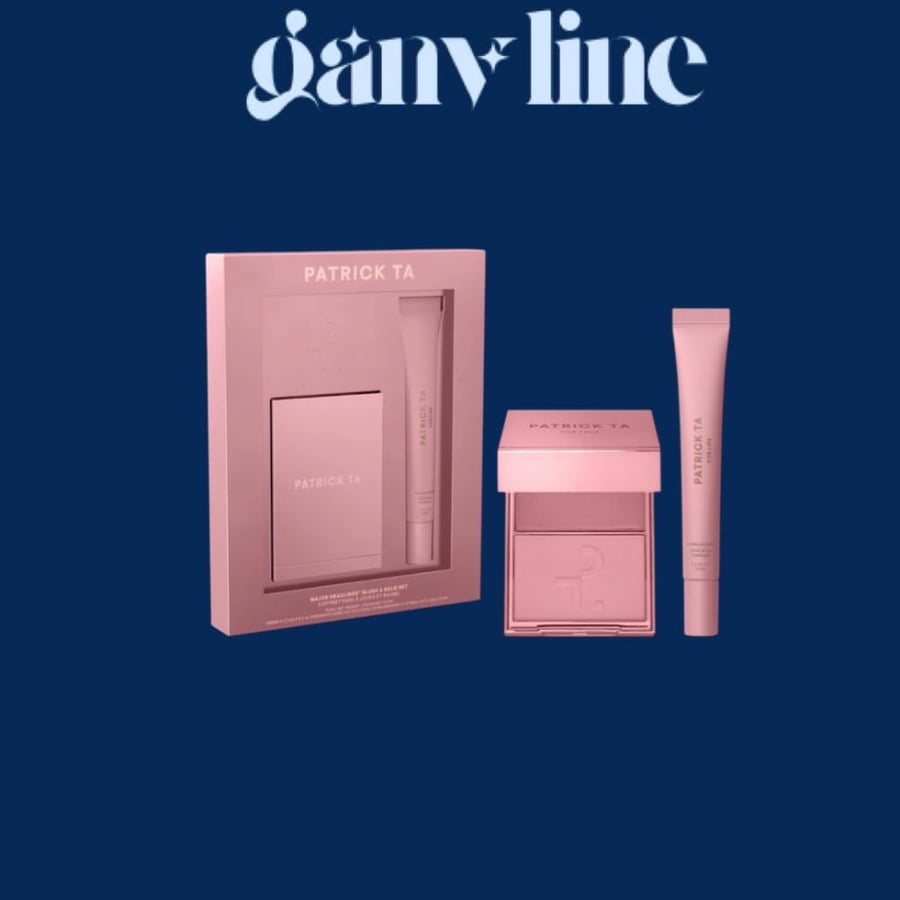 Major Headlines Double-Take Crème & Powder Blush Duo & Lip Balm Makeup Gift Set
