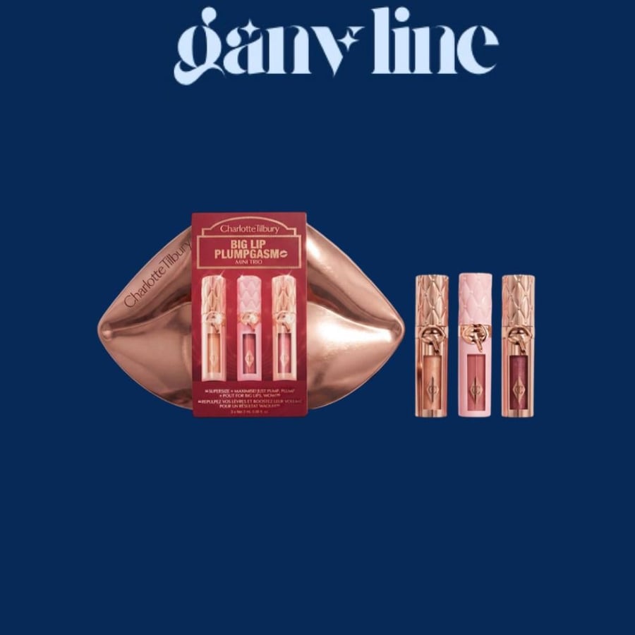 Mini Big Lip Plumpgasm Plumping Lip Gloss Trio Makeup Gift Set