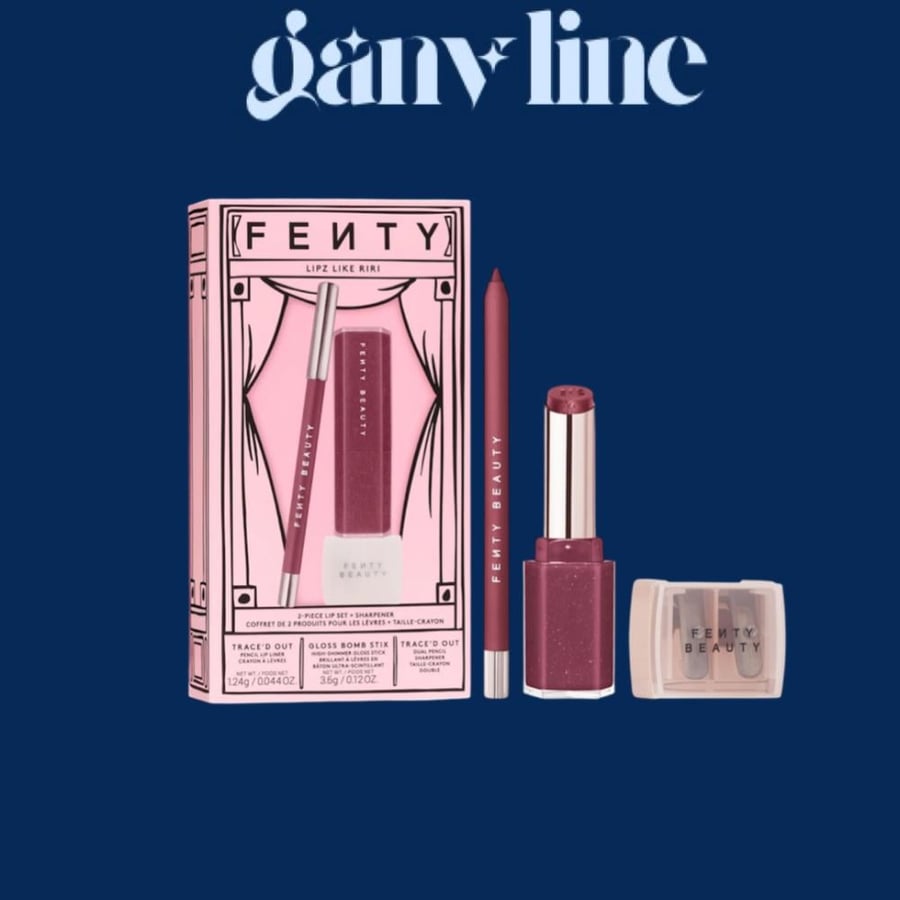 Lipz Like Riri 2-Piece Lip + Sharpener Makeup Gift Set