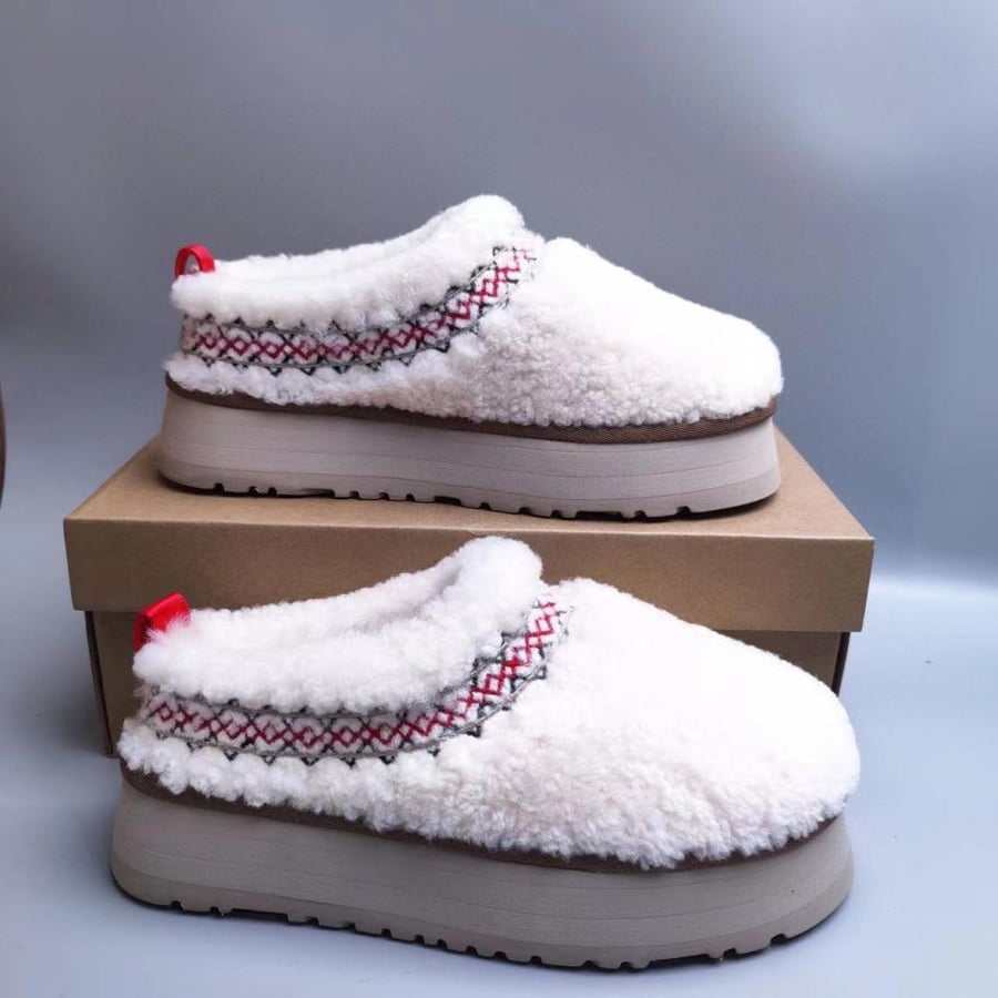 سليبر UGG شتوي فرو ابيض