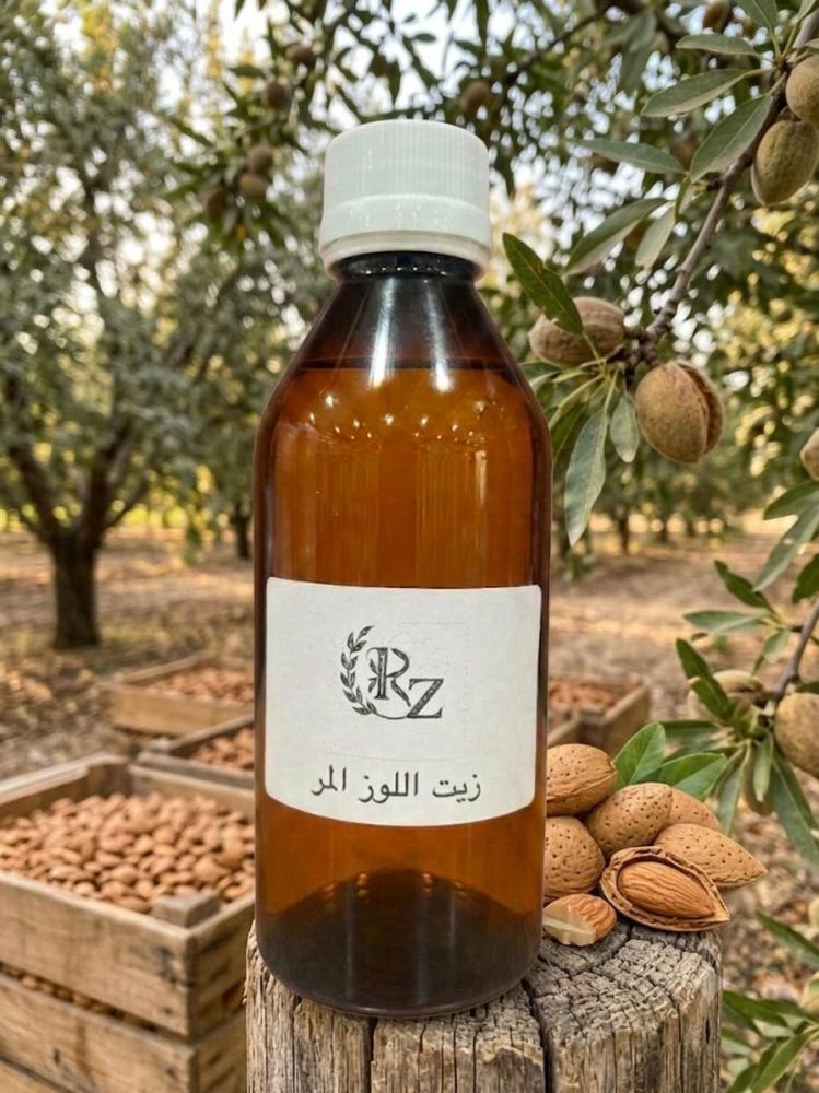 زيت اللوز المر الطبيعي