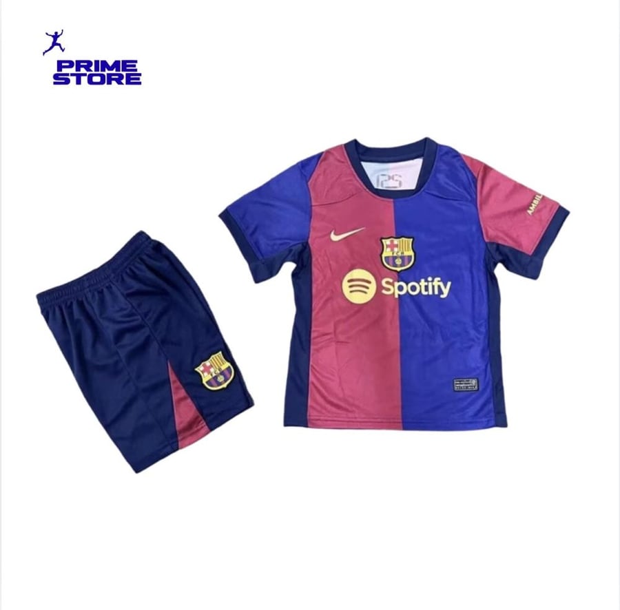Barcelona's home kids kit