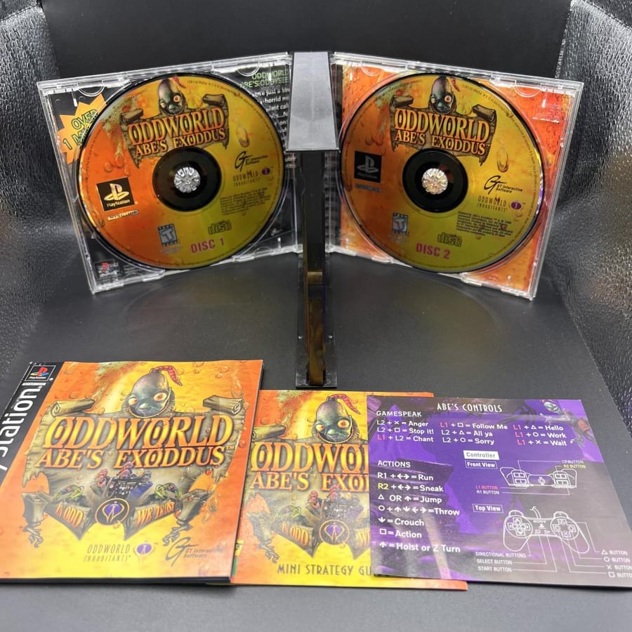 Oddworld Abe’s Exoddus PS1 CIB