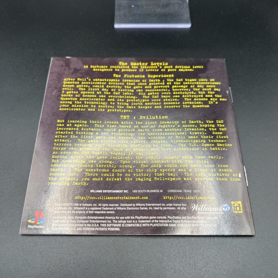 Final Doom for PS1 CIB