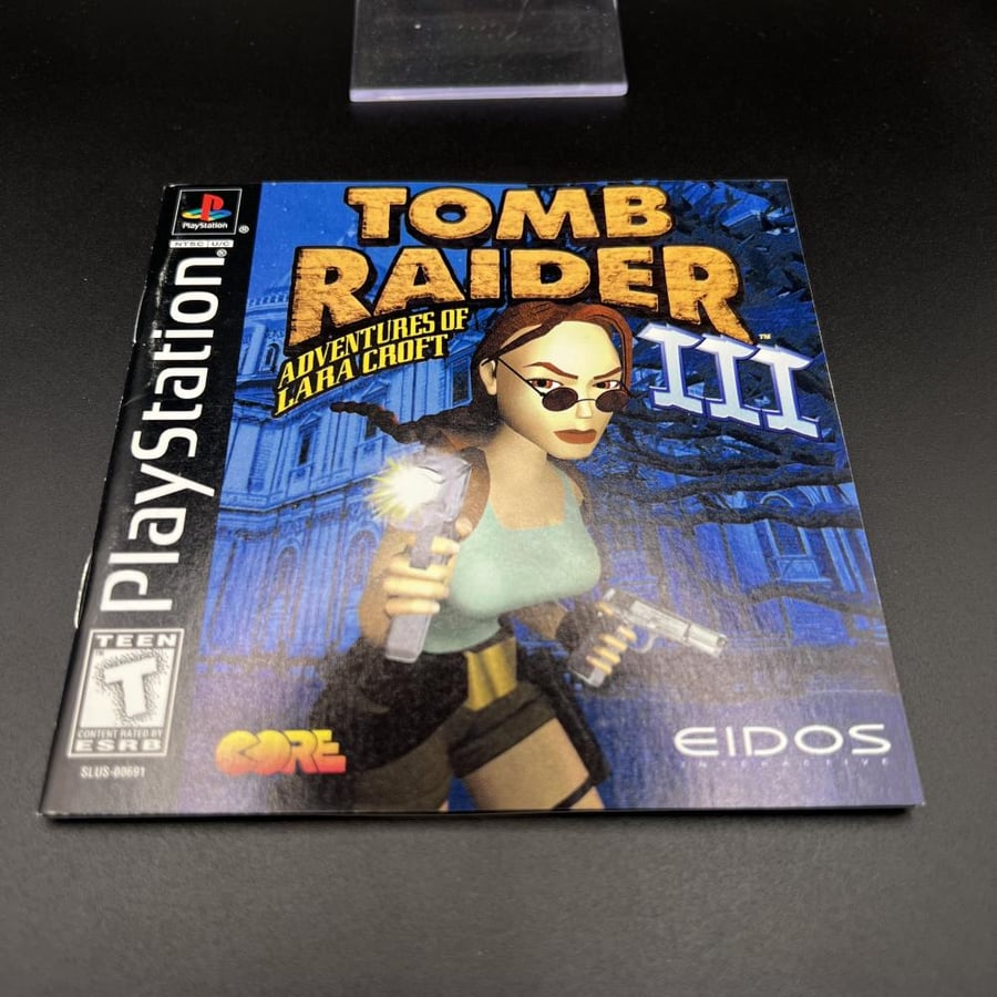 Tomb Raider 3 for PS1 CIB