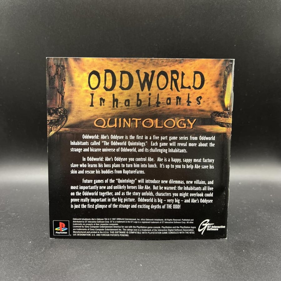 Oddworld for PS1 CIB