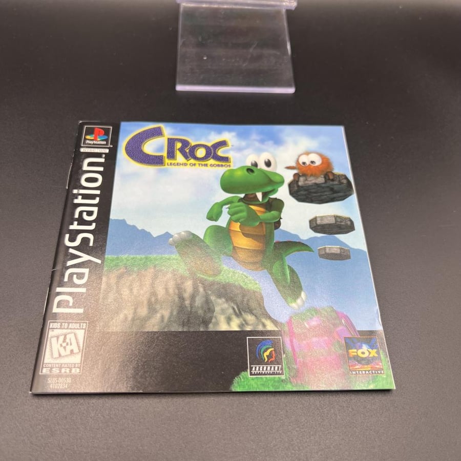 Croc leagen of gobbos for PS1 CIB