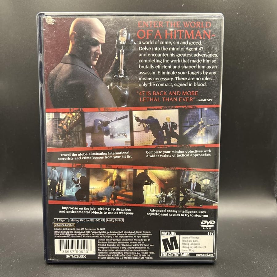 Hitman Contracts for PS2 CIB