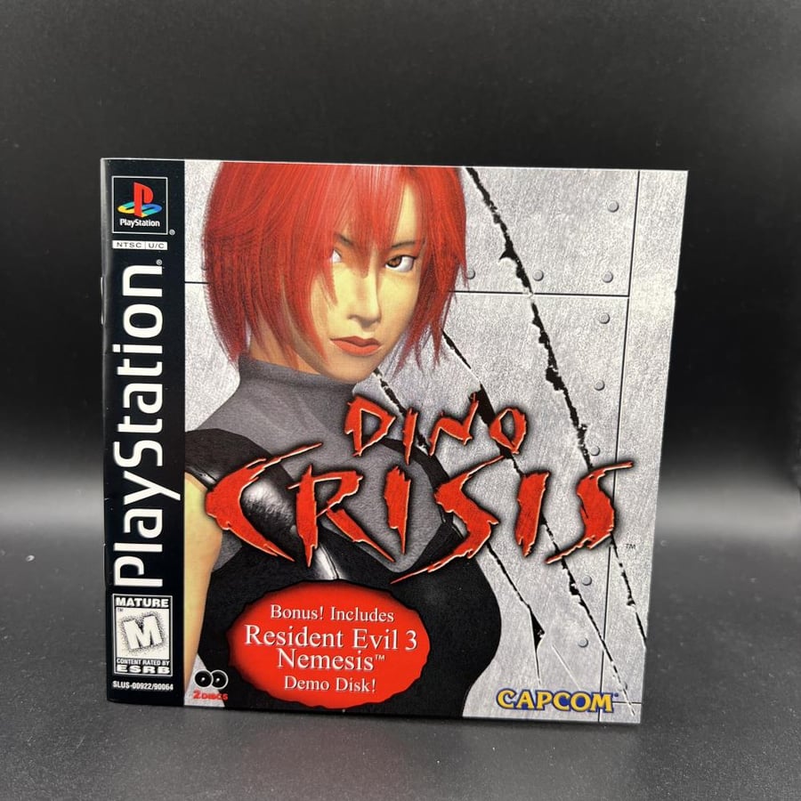 Dino Crisis with RE 3 nemesis demo disc for PS1 CIB