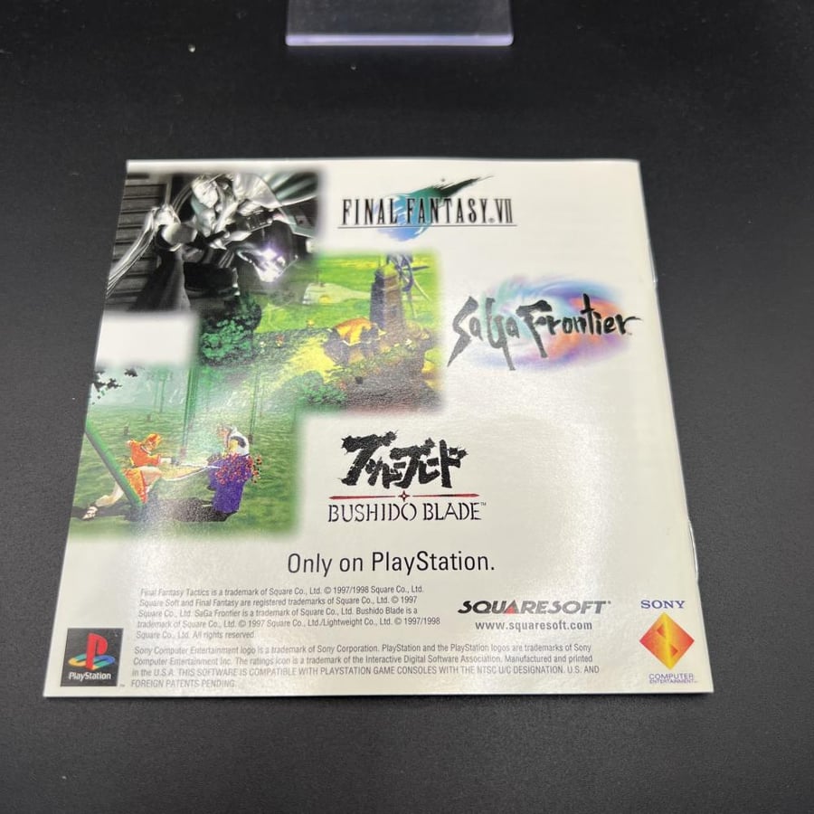 Final Fantasy Tactics for PS1 CIB