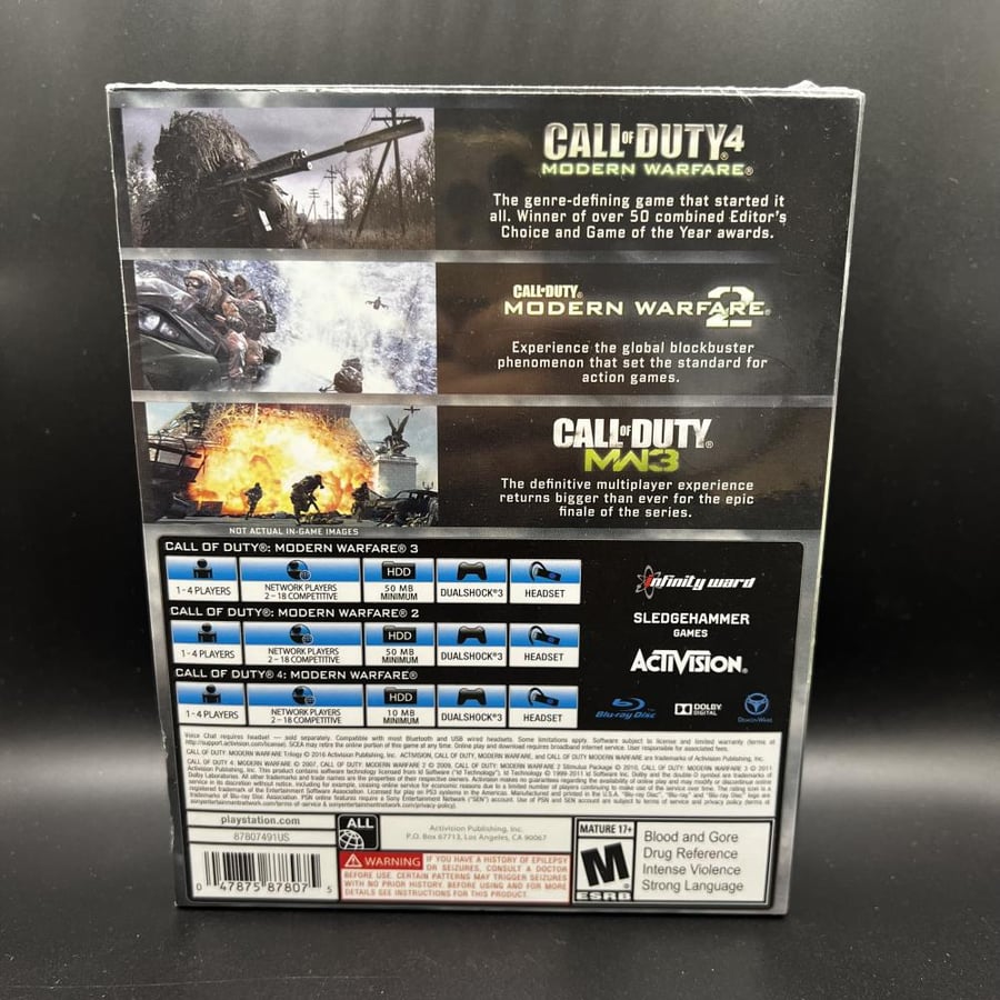 Call of Duty: Modern Warfare Collection – PS3 – USA – New
