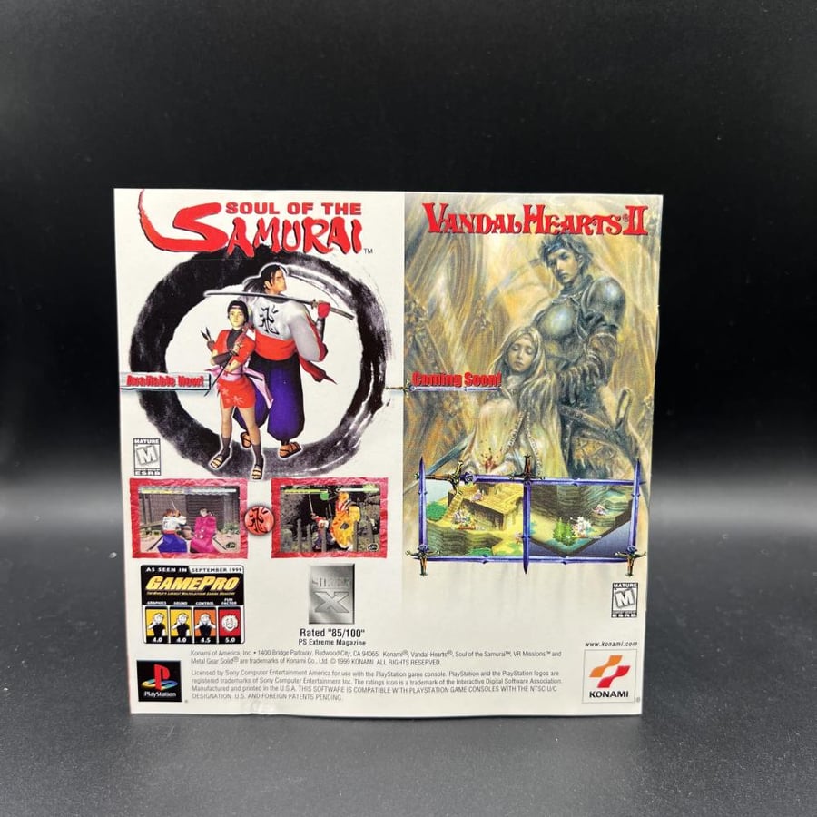 Metal Gear Solid VR Mission for PS1 CIB