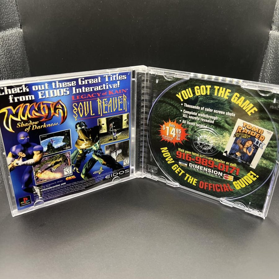 Tomb Raider 3 for PS1 CIB