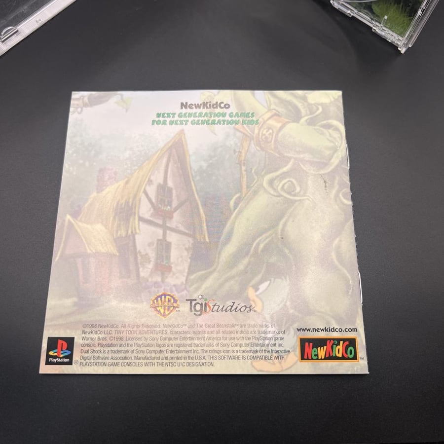 Tiny Toon Adventure The Great Beanstalk PS1 CIB