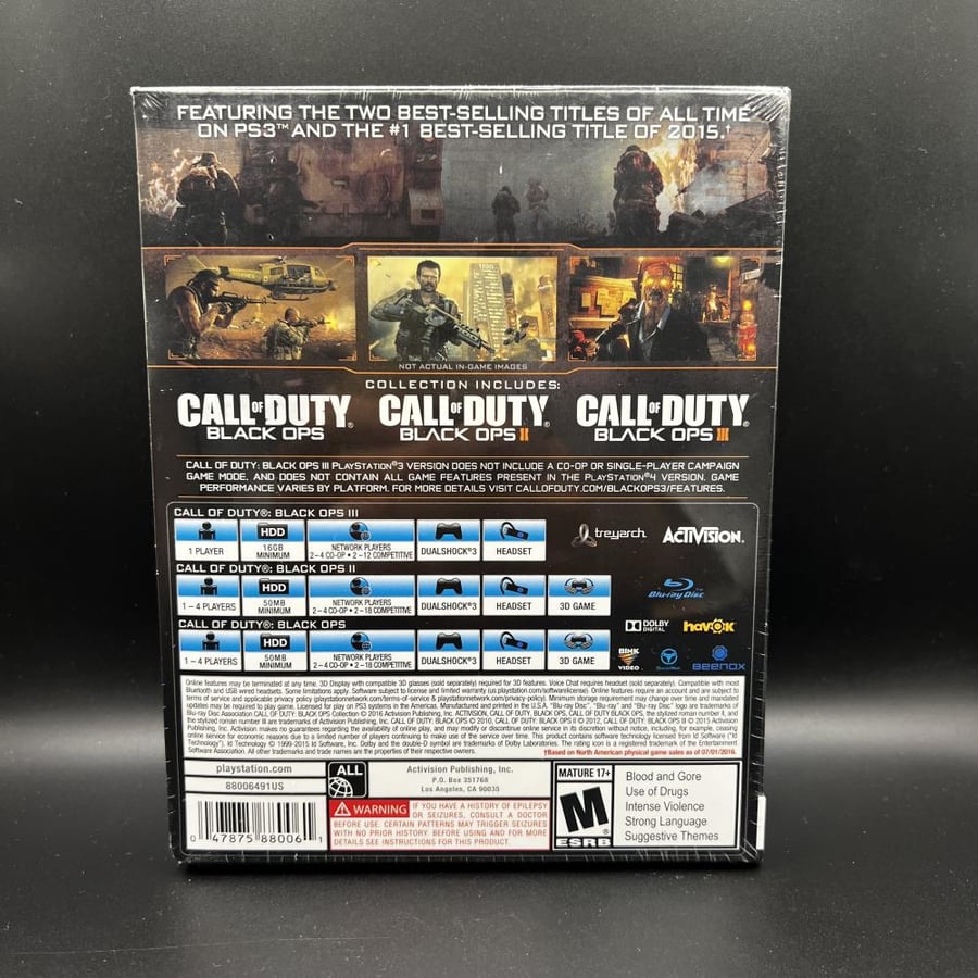 Call of Duty: Black Ops Collection – PS3 – USA – New