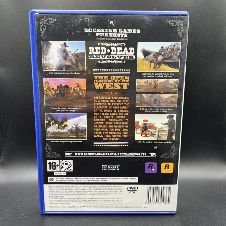 Red Dead Revolver for PS2 CIB