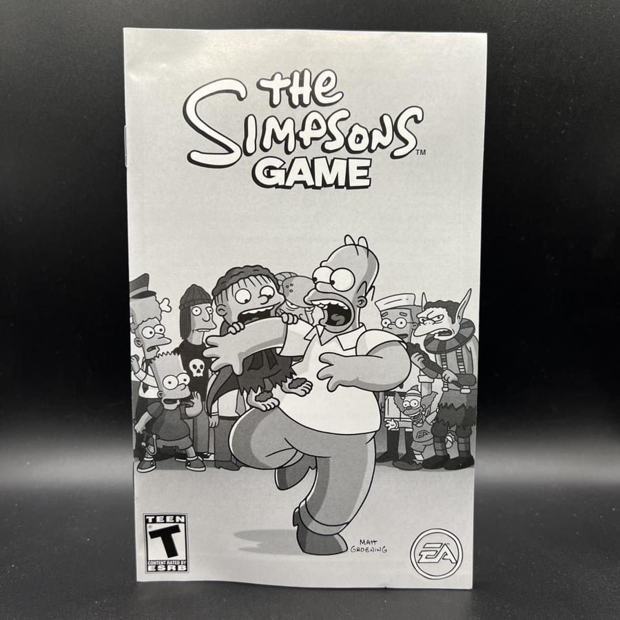 The Simpsons Game for PS2 CIB