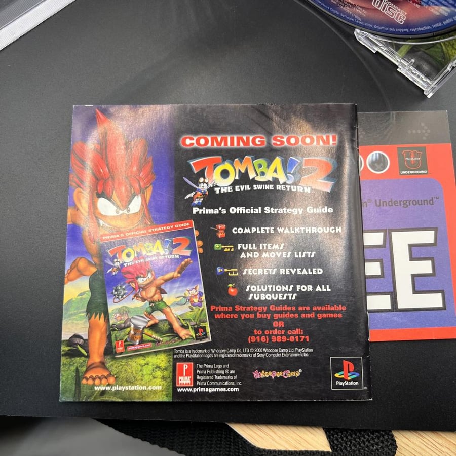 Tomba 2 PS1 CIB