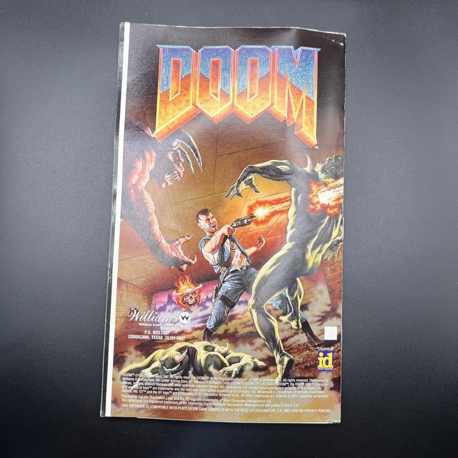 DOOM PS1 Long Box NTSC-U CIB