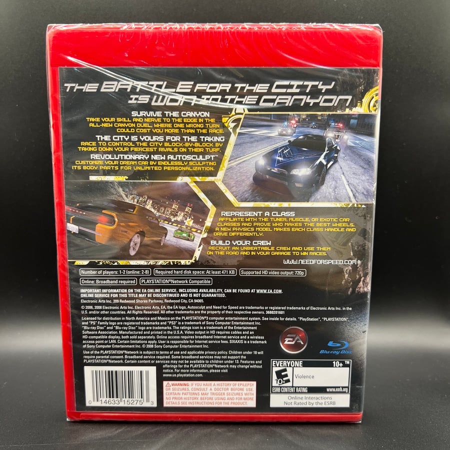 Need For Speed Carbon For PS3 New