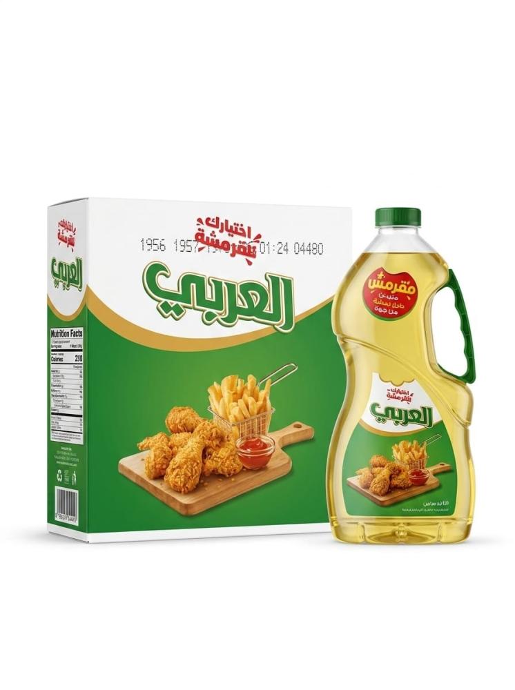 زيت نباتي العربي 1.5 لتر*6 حبات بالكرتون