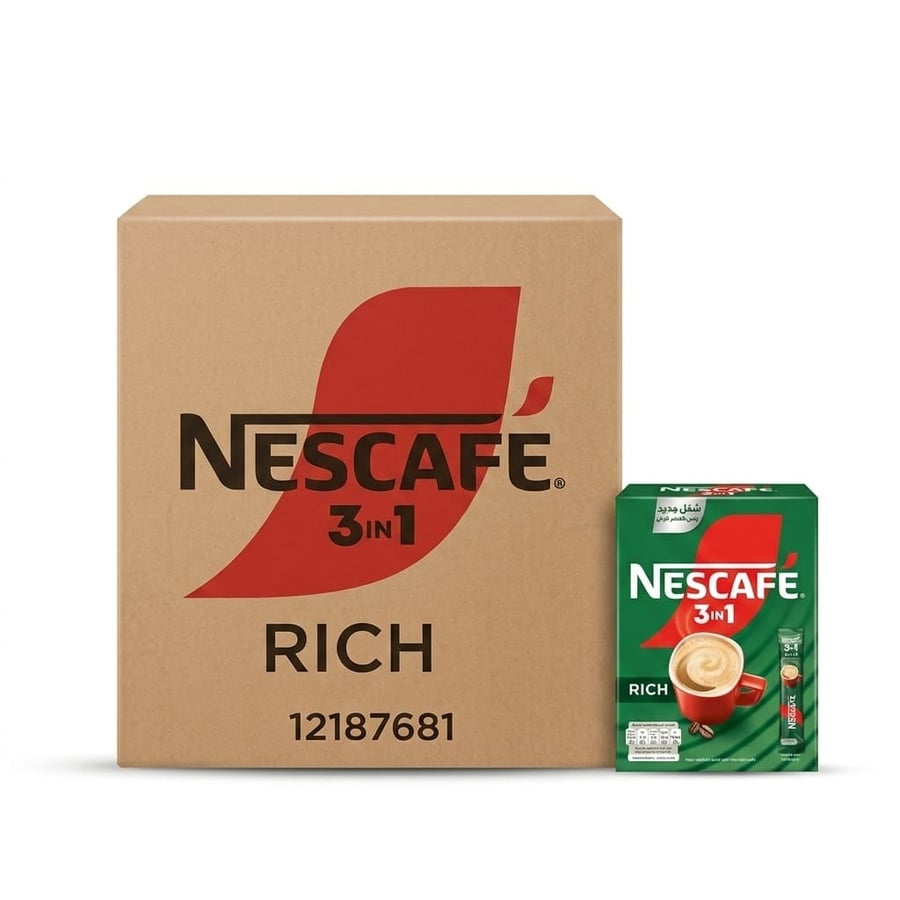نسكافيه 3*1 ريتش 21 جرام*12 حبه*24 باكت