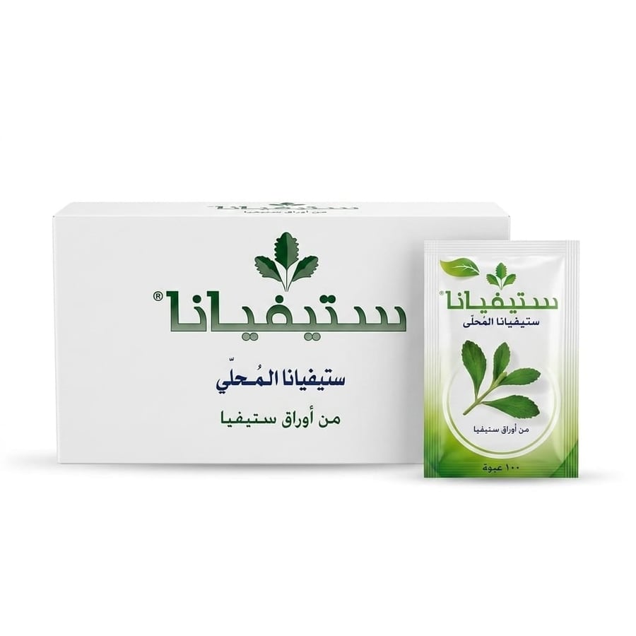 ستيفيانا المحلى من اوراق ستيفيا 100 عبوه*12 باكت