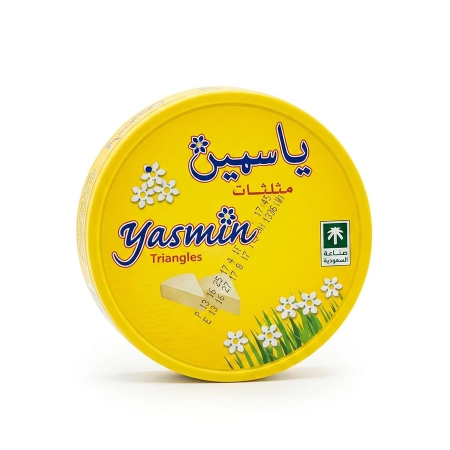 ياسمين جبنه مثلثات 8 قطع*100 جرام*36 علبه