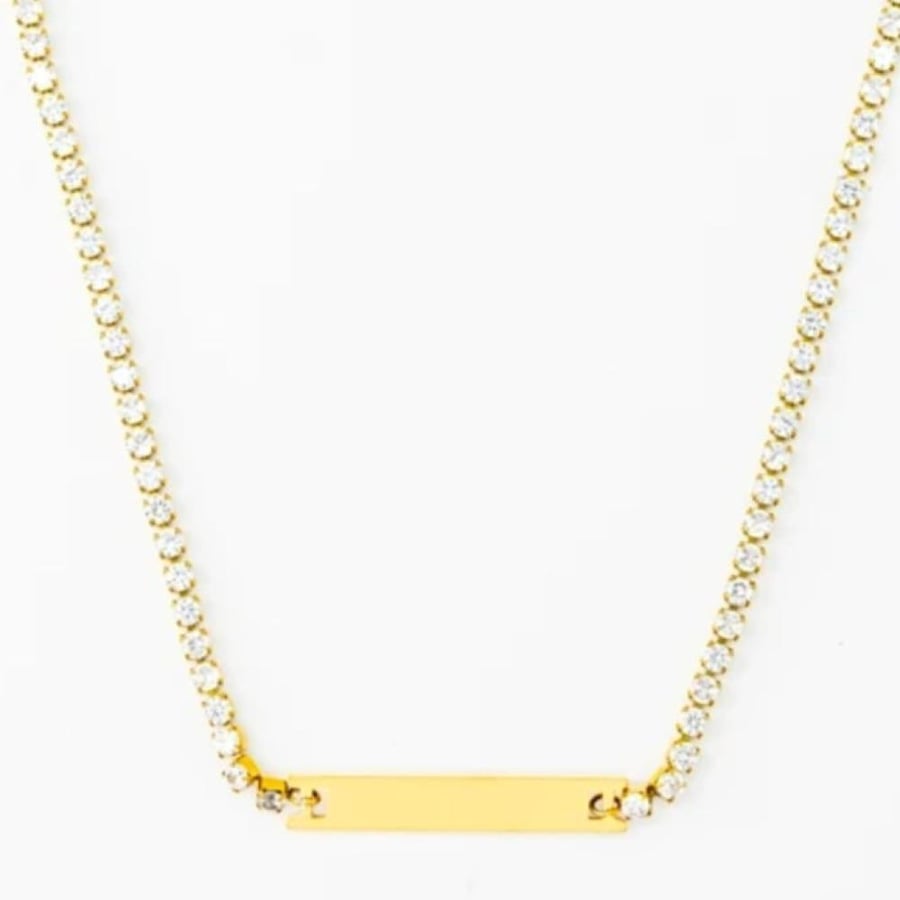 Olivia Crystal Bar Radiance Necklace