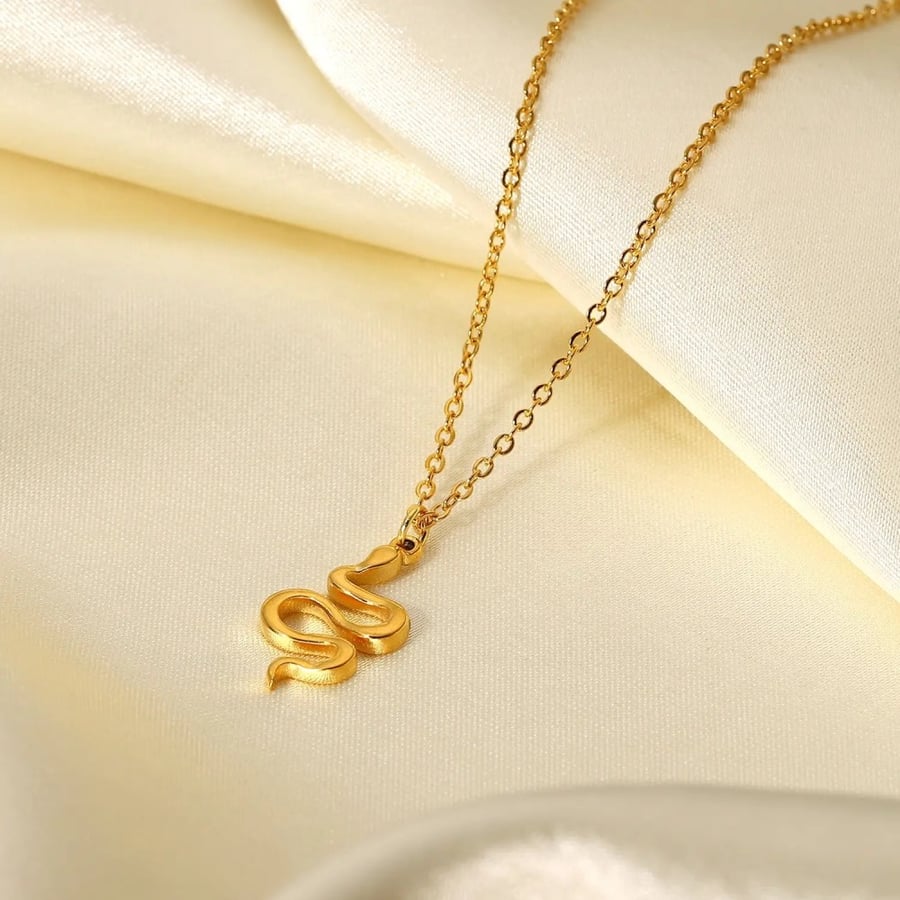 Snake Necklace - Gold