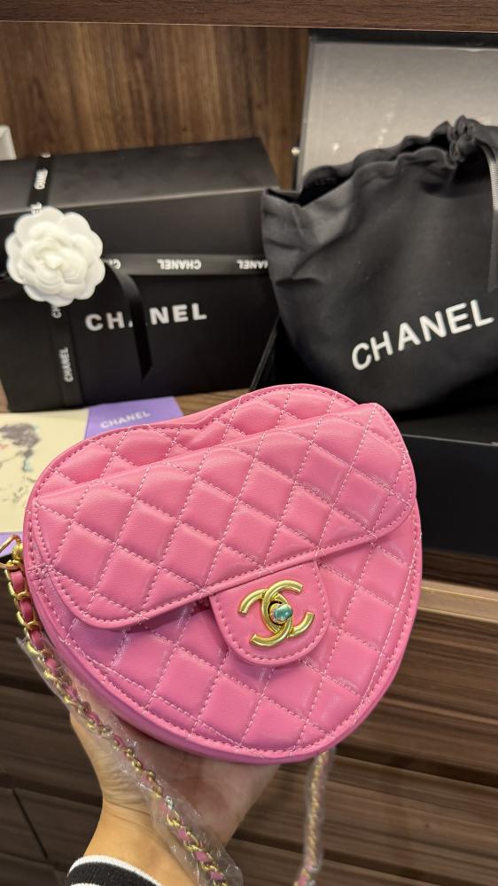 Chanel heart bag