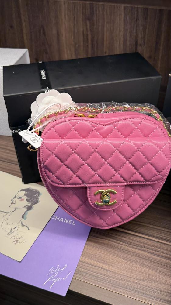 Chanel heart bag