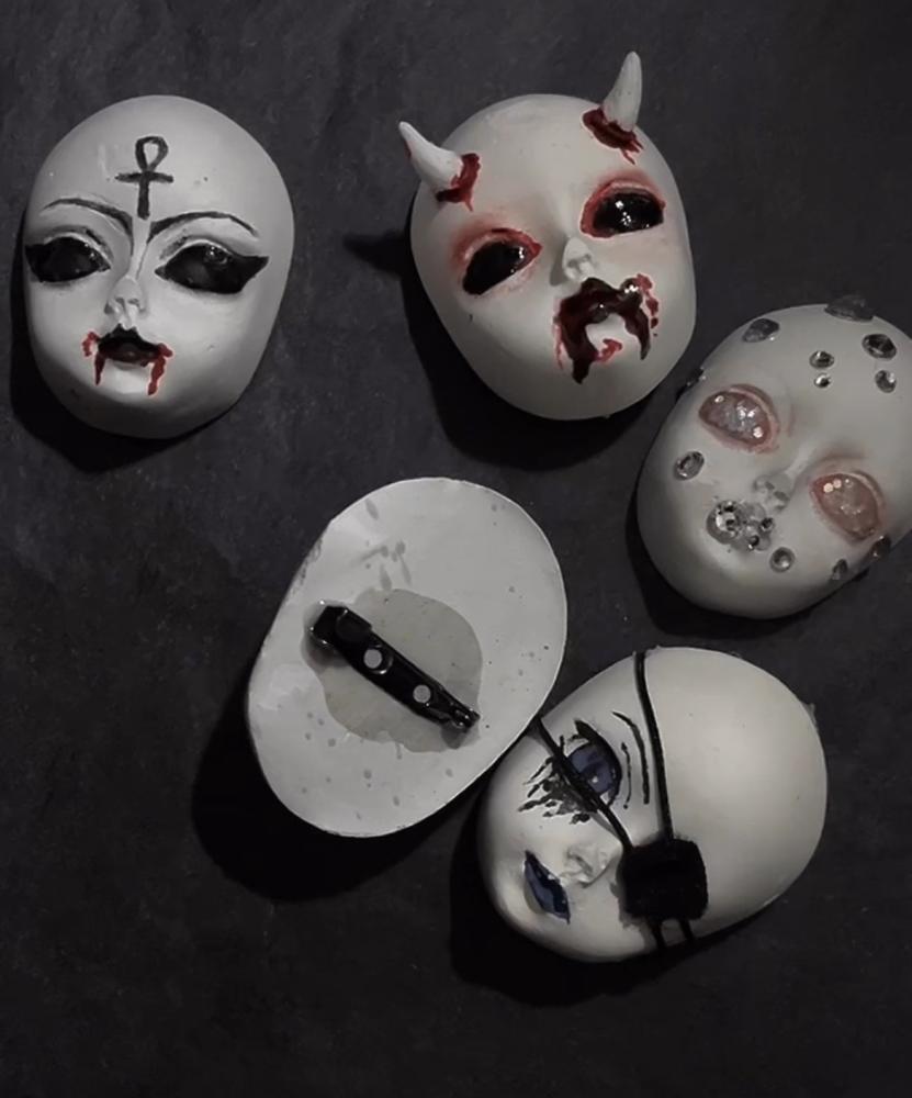 3D Doll Brooches #3