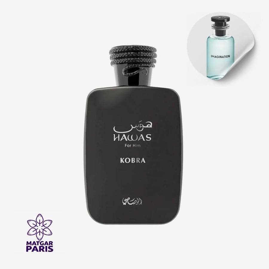 عطر هوس كوبرا من الرصاصي للرجال او دي بارفيوم - 100 مل